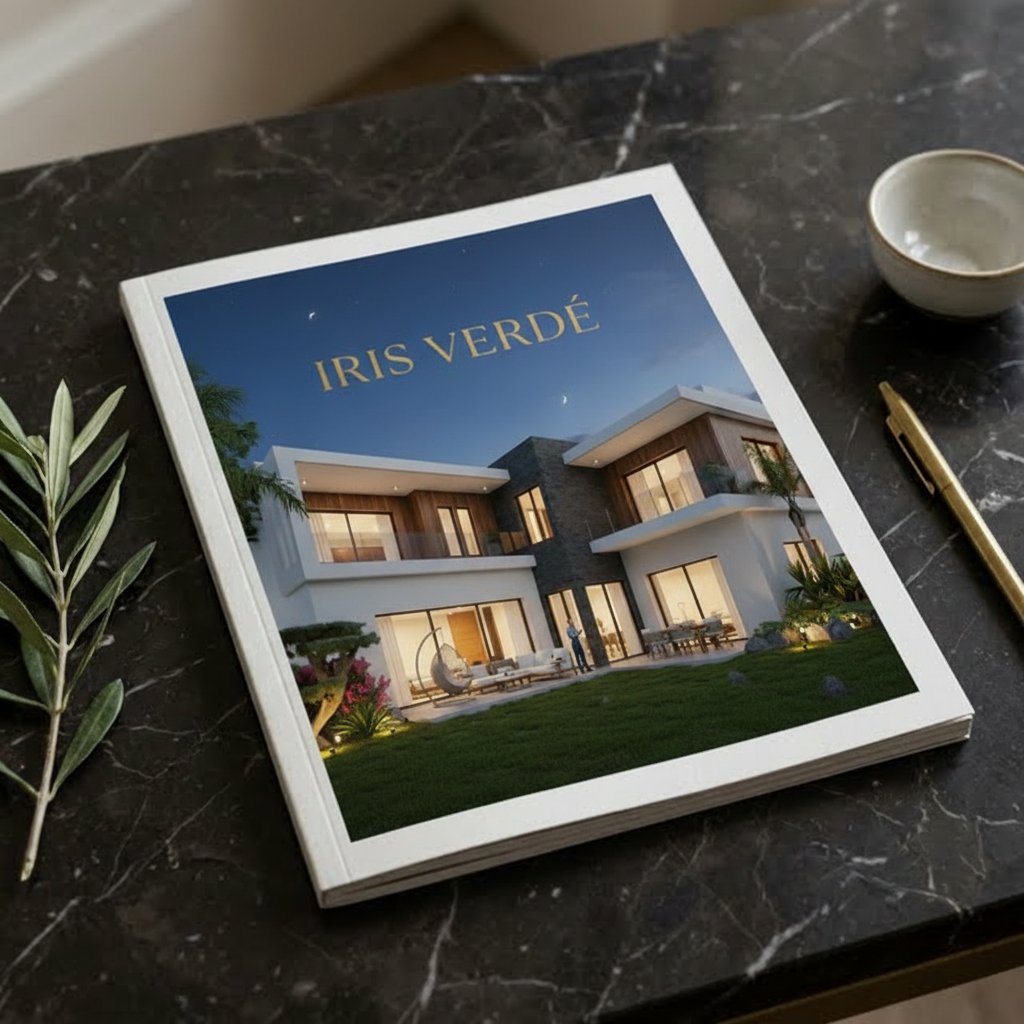 Iris Verdé Brochure Mockup